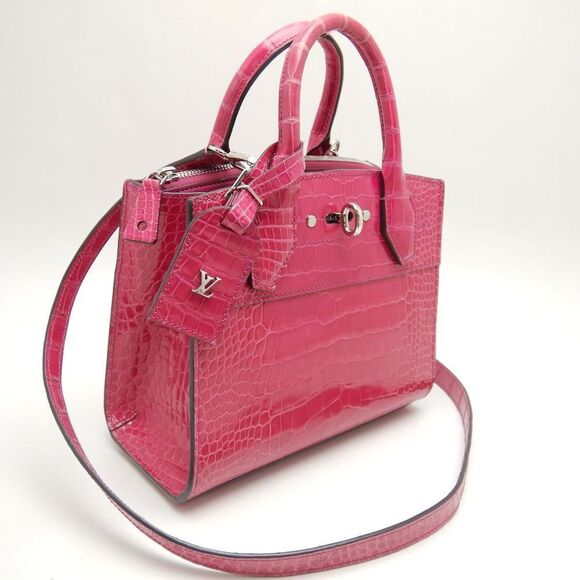 Louis Vuitton Mini Handbag Alligator Rose Fuchsia - Picture 2 of 8